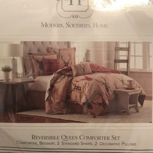 Queen comforter set “Oh Deer”